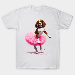 Glamourpup: Cocker Spaniel Pink Tutu Tee T-Shirt